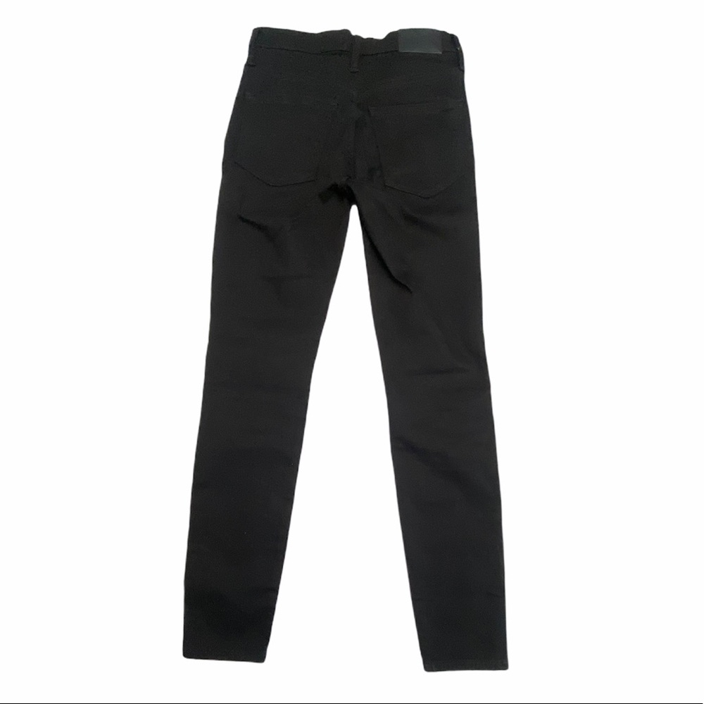 NWOT Madewell High Waist Skinny Jeans Black 25 - Picture 8 of 12